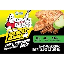 Dave's Killer Bread Apple Cinnamon Crisp Naturally Flavored Organic Breakfast Bars, 12 Count