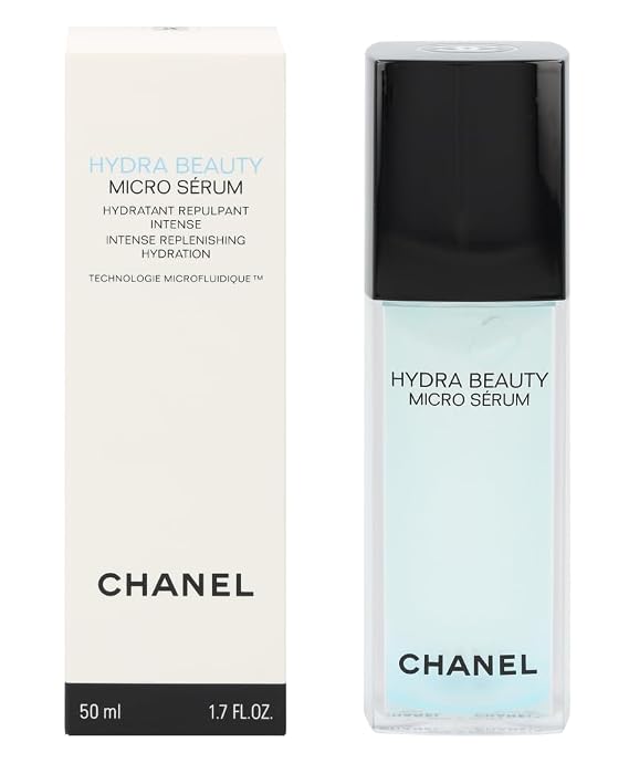 CHANEL Hydra Beauty Micro Serum Intense Replenishing Hydration for Unisex, 1.7 Fl Oz
