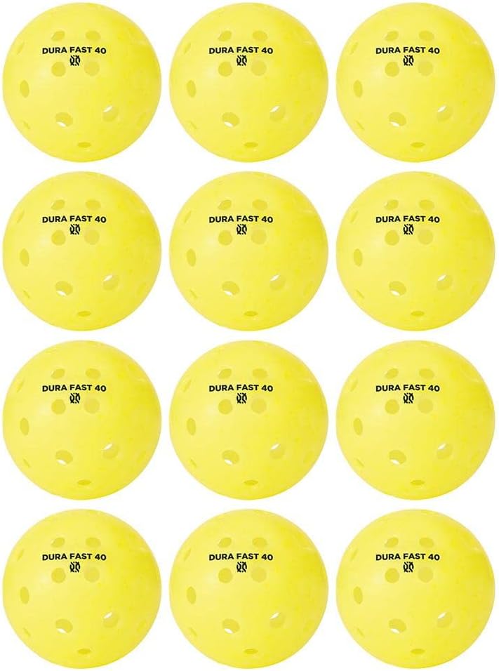 Dura Fast 40 Pickleballs | Outdoor Pickleball Balls | USAPA Approved and Sanctioned for Tournament Play