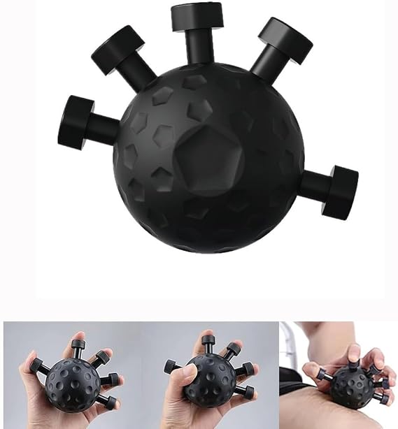 2025 Upgraded Adjustable Finger Strengthener and Hand Exerciser Guitar Finger Exerciser Finger Hand Grip Trainer Stress Relief Ball Hand Grip Strengthener for Muscle Building Injury Recover