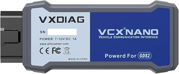 VXDIAG VCX Nano GDS2 and Tech2Win Diagnostic Tool Compatible for GM/OPEL with Global Diagnostic Programming System GDS & GDS2