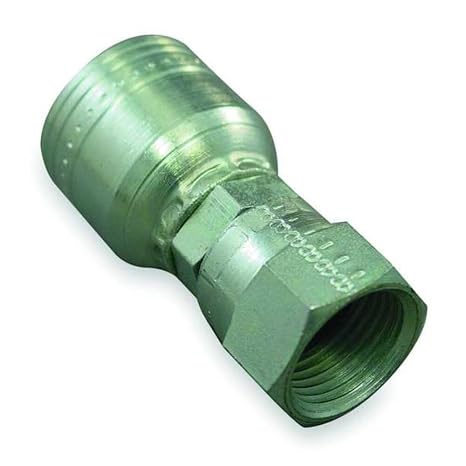 Eaton Aeroquip Fitting,Straight,3/4 Hose,1 1/16-12 JIC 1AA12FJ12-1 Each