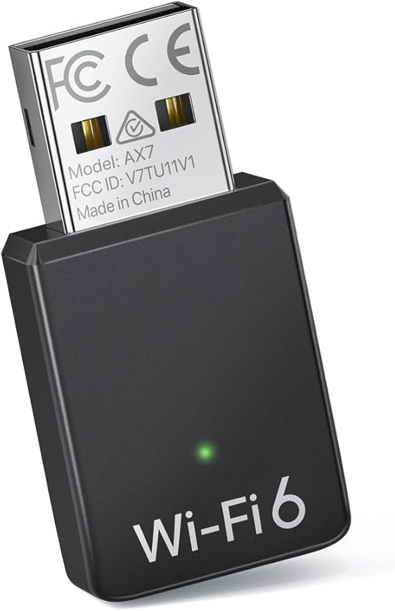 BrosTrend AX900 Mini USB WiFi 6 Linux Compatible WiFi Adapter for Ubuntu, Debian, Mint, Zorin, Raspberry Pi OS, Kubuntu, PureOS, Windows 7/10/11 etc. Wi-Fi 6 Wireless Dongle, Dual Band 5GHz + 2.4GHz