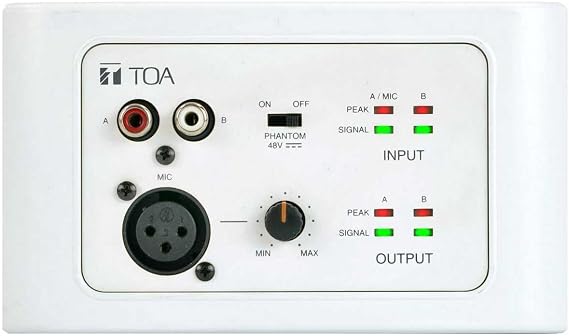 Toa Electronics M-822IO-AM Remote Audio Input Output Panel