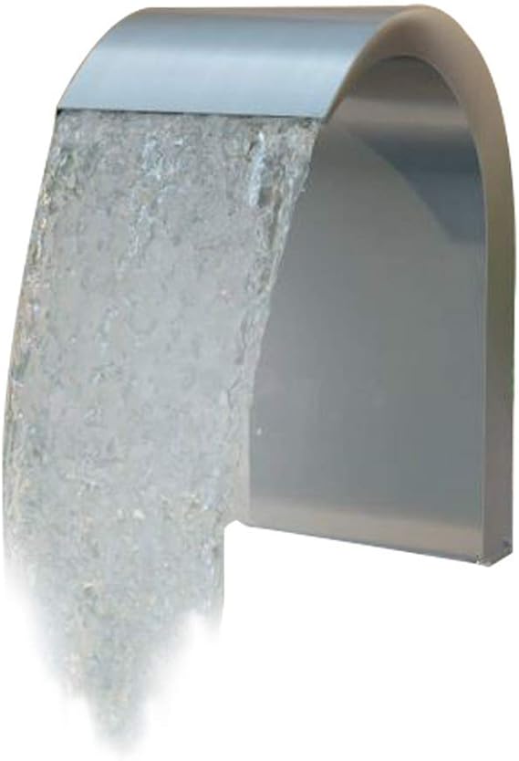Waterfall Pool Fountain Pool Fountain SS 304 Stainless Steel Swimming Pond Waterfall Blade Outdoor Pool Fountain