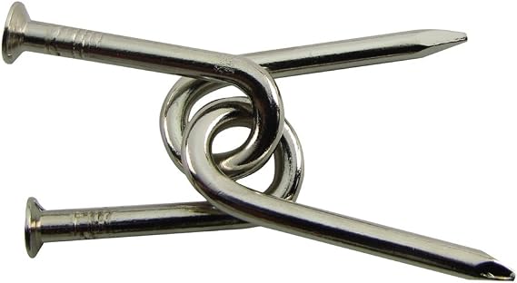 Treasure Gurus Nail Jail Game Metal Nails Puzzle Brain Teaser Magic Trick Toy Joke Gift