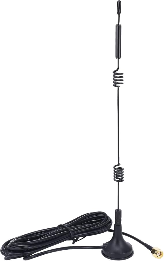 Dual Band WiFi Antenna 2.4GHz 5GHz 5.8GHz 9dBi Magnetic Base MIMO RP-SMA Male Antenna for WiFi Router Wireless Router Gateway Network Card USB Adapter Security IP Camera Pack of 2