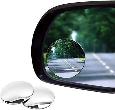 Blind Spot Glass 2 Mirror 4 Pack Compatible with Evolution TURFMAN200 Golf Cart with Anti-Fog, Blur, Rust, Corrosion Resistant Aluminum Premium Stick Adhesive 2inch, 4 Total Mirrors