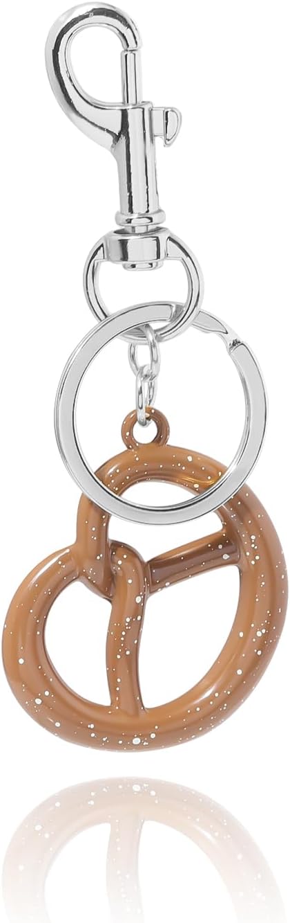 FunBoat Cute Cookie Bag Charm Keychain for Women, Fashion Handbag Charm Accessory - Key Chain Jewelry Gifts