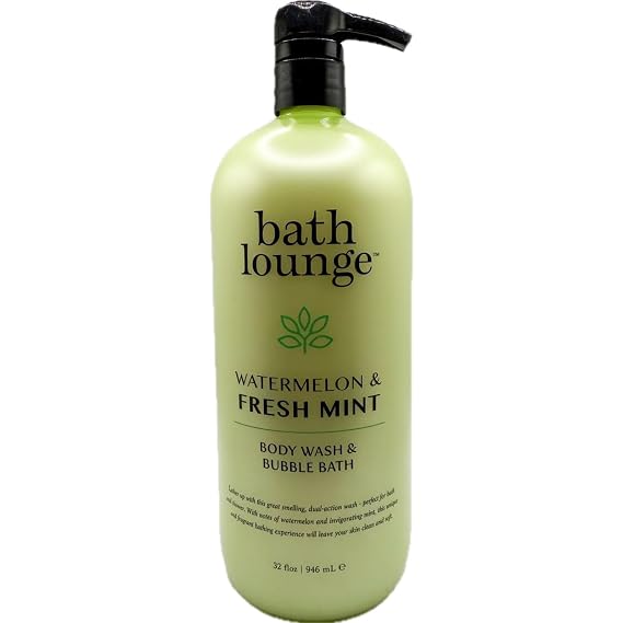 Watermelon & Fresh Mint Body Wash and Bubble Bath, 32 fl oz, Dual-Action Formula