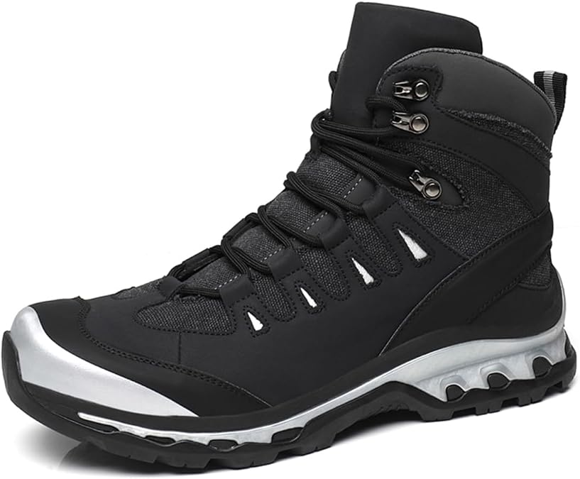 Men's Hiking Boots Outdoor Non-slip Waterproof Ankle Boots Trekking Camping Trail Mid-top Shoes
