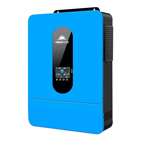 SUNGOLDPOWER UL1741 6500W DC 48V Split Phase Solar Inverter,120V/240V AC Input/Output (settable),Built-in 2 MPPT,Max. 140A Battery Charging,All in One Inverter for Home,Off Grid(Support Parallel)