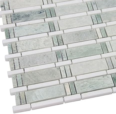 Mint Mosaic Marble Tiles for Bathroom and Kitchen Walls Kitchen Backsplashes