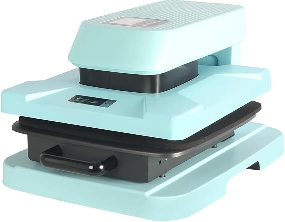 Heat Press Machine - 15"x15" (38cm x 38cm) Auto Heat Press Heats Up to 482°F (250°C), HTV Heat Transfer Vinyl Sublimation Press, Perfect for T Shirts/Fabric/Clothes