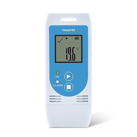 Tzone TempU03 USB Reusable Temperature Humidity Data Logger 32000 Point Recording Capacity High Precision Sensor