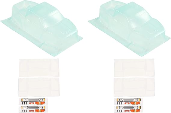 2 Sets RC Body Shell 313mm Wheelbase | Transparent DIY Decorative with Stickers | Custom PVC Shell for 1/10 Tracked Crawler/RC Car