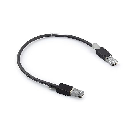 ipolex Stacking Cable for Cisco CAB-STK-E-0.5M, Stack Up to 8 Switches, Compatible with Catalyst 2960-X, 2960-XR, 2960-S, 2960-SF, 0.5-m(1.6ft)
