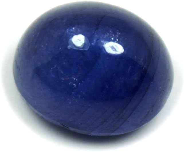 55Carat Natural Blue Sapphire Cabochon Loose Gemstone 3 Carat Oval Shape Chakra Healing September Birthstone Bead