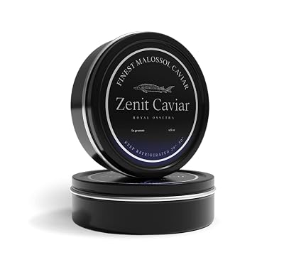 Zenit Caviar Gold Sturgeon Black Caviar, 50g, 24 Hour Delivery, Delicious, Healthy