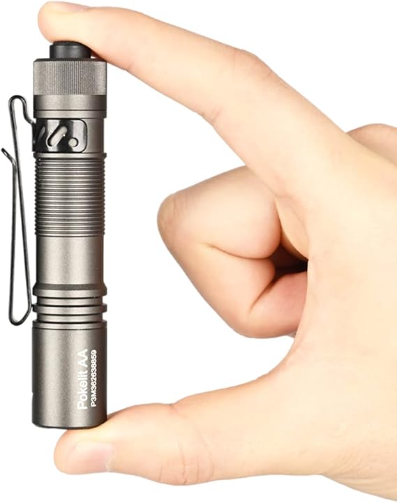 ACEBEAM Pokelit AA Mini Flashlight with Clip, 1000 High Lumens EDC Light