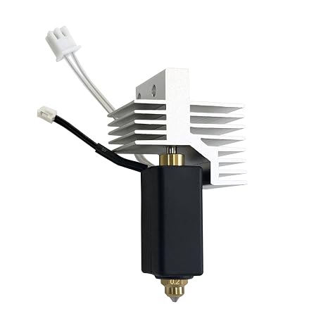 0.2 mm Ceramic Hotend for Centauri Carbon Hotend with Brass-Hardened Steel Nozzle Heating Element Extruder Hot End Replacement Print Head for Elegoo Centauri/Centauri 3D Printer