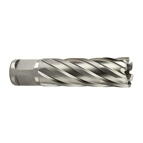 Slugger by Fein HSS Annular Cutter with Pilot Pin, 9/16" Dia, 2" Depth | 3/4" Straight Shank, Enhanced Cutting Geometry for Precision Drilling, High-Durability Steel, 63134143042