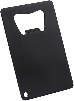 Thirsty Rhino Javan Credit Card Bottle Opener Matte Black Set of 2