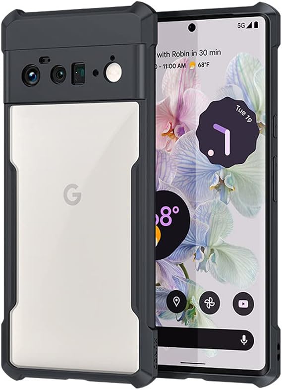 Google Pixel 7 Case, Clear, Lightweight, Thin, Shockproof, Google Pixel 7 Smartphone Case, Transparent Back, Pixel 7 Cover, Wireless Charging Compatible, US Military MIL Standards, Anti-Yellowing,