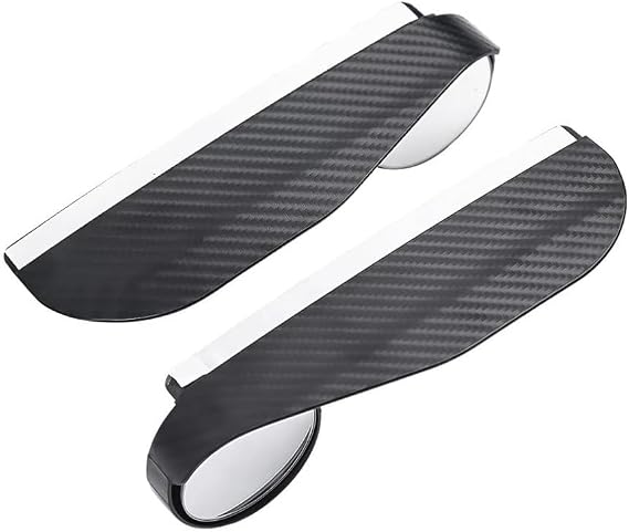 Car Blind Spot Mirror Car Rearview Rain Eyebrow Blind Spot Mirror Small Round Mirror 360 Degrees Wide Angle HD Frameless Parking Auxiliary Mirror Auto Blind Spot Mirrors(F)