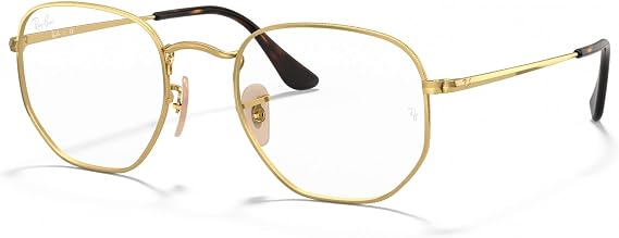 Ray-Ban Unisex Rx6448 Hexagonal Prescription Eyeglass Frames