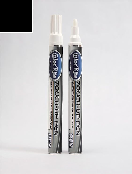 ColorRite Pen for Mercedes-Benz C-Class Automotive Touch-up Paint - Black Diamond Metallic Clearcoat 025/0025 - All-Inclusive Package
