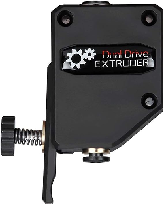 3D Printer Extruder Bowden Dual Gear Drive Black | for CR10,Ender 3 Series, Anycubic Mega S, Tevo Tornado, Wanhao D9, Anet A8 E10 and Prusa I3 DIY