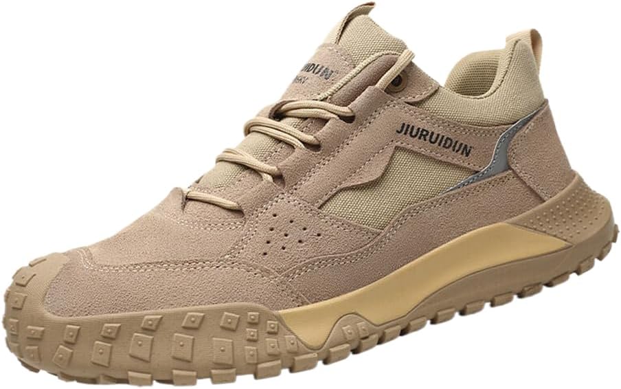Men's Safety Shoes, Work Shoes, Safety Shoes, Sneakers, Steel Toe Core, Nail Punction, Anti-Slip, Lightweight, Shock Absorption, Abrasion Resistant, Breathable, Soft, Comfortable, Stylish