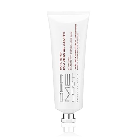 Dermelect Rapid Repair Daily Amino Gel Cleanser - Hydrating, pH-Balanced, Gentle Exfoliation, Sulfate & Fragrance-Free, Suitable for All Skin Types 4.0 oz