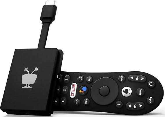 TiVo Stream 4K – Every Streaming App and Live TV on One Screen – 4K UHD, Dolby Vision HDR and Dolby Atmos Sound – Powered by Android TV – Plug-In Smart TV