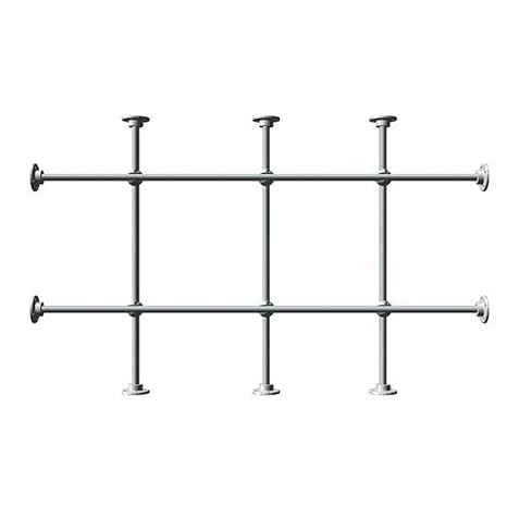 STBM-7S 8 Foot Stainless Steel Side and Bottom Mount
