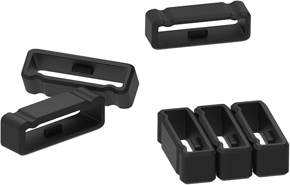6Pack Replacement Fastener Ring for Garmin Fenix 3Fenix 3 HRFenix 3 SapphireFenix 5XFenix 5X PlusFenix 6X&6X ProFenix 7X&7XSolarDescent Mk1Quatix 3Tactix Bravo Silicone Band Keeper Security