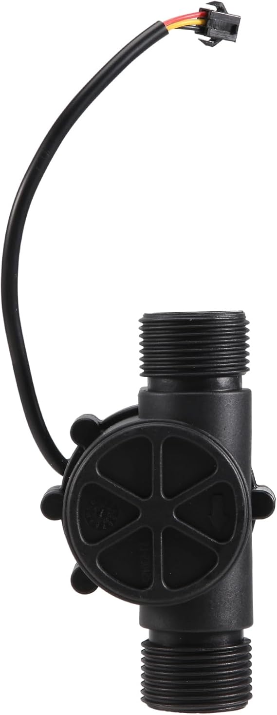 1Pcs Water Sensor DN25 DC3.5-24V 1 Inch 2-100L/Min Hall Flowmeter Heat Pump Water Heater Meter Switch Counter