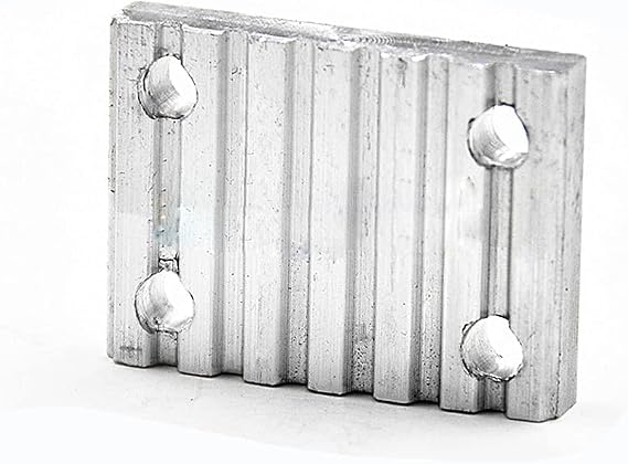 MXL Timing Belt Clamping Plate Connecting Plate Connector for 6mm Width Timing Belt (for MXL-6mm Width Belt)