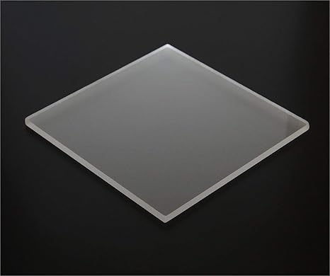1/8" (0.118") Frosted Matte Acrylic Sheet 24"x12" Cast Plexiglass 3mm Thick Nominal Size AZM