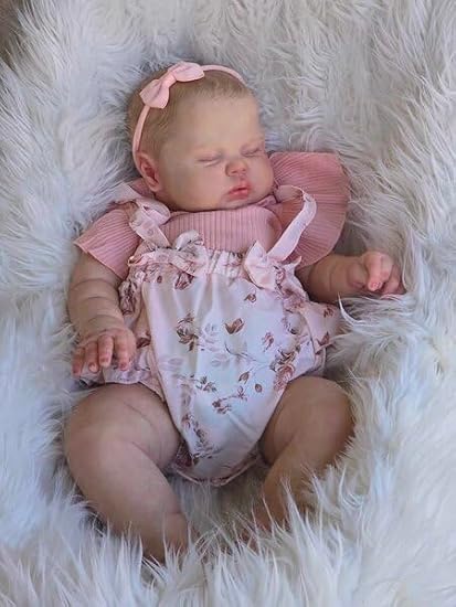 iCradle Reborn Baby Dolls 24 Inch 60cm Pickle Girl Lifelike Newborn Toddler Dolls Soft Weighted Cloth Body Advanced Painted Birthday Set for Kids 3+