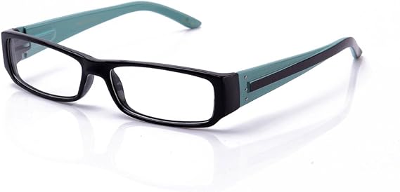 Unisex Clear Lens Plastic Fashion Spring Temple Clear Lens Glasses Small Frame Eyeglasses