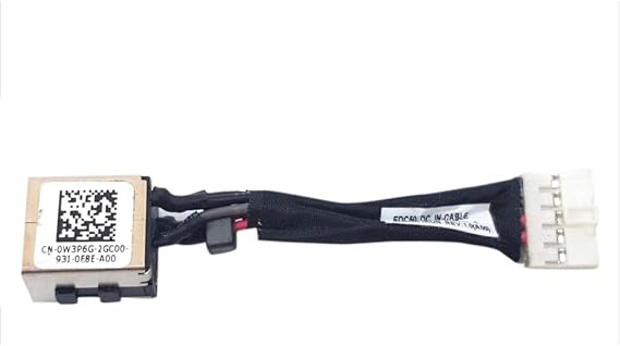 GinTai DC in Power Jack Cable Replacement for Dell Latitude 5500 5501 5502 5505 5510 5511 E5510 W3P6G 0W3P6G/Precision 3540 3541 3542 DC301013900 (G)