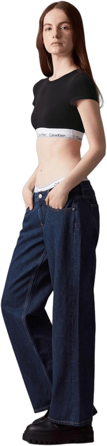 Calvin Klein J223376 Extreme Low Rise Jeans