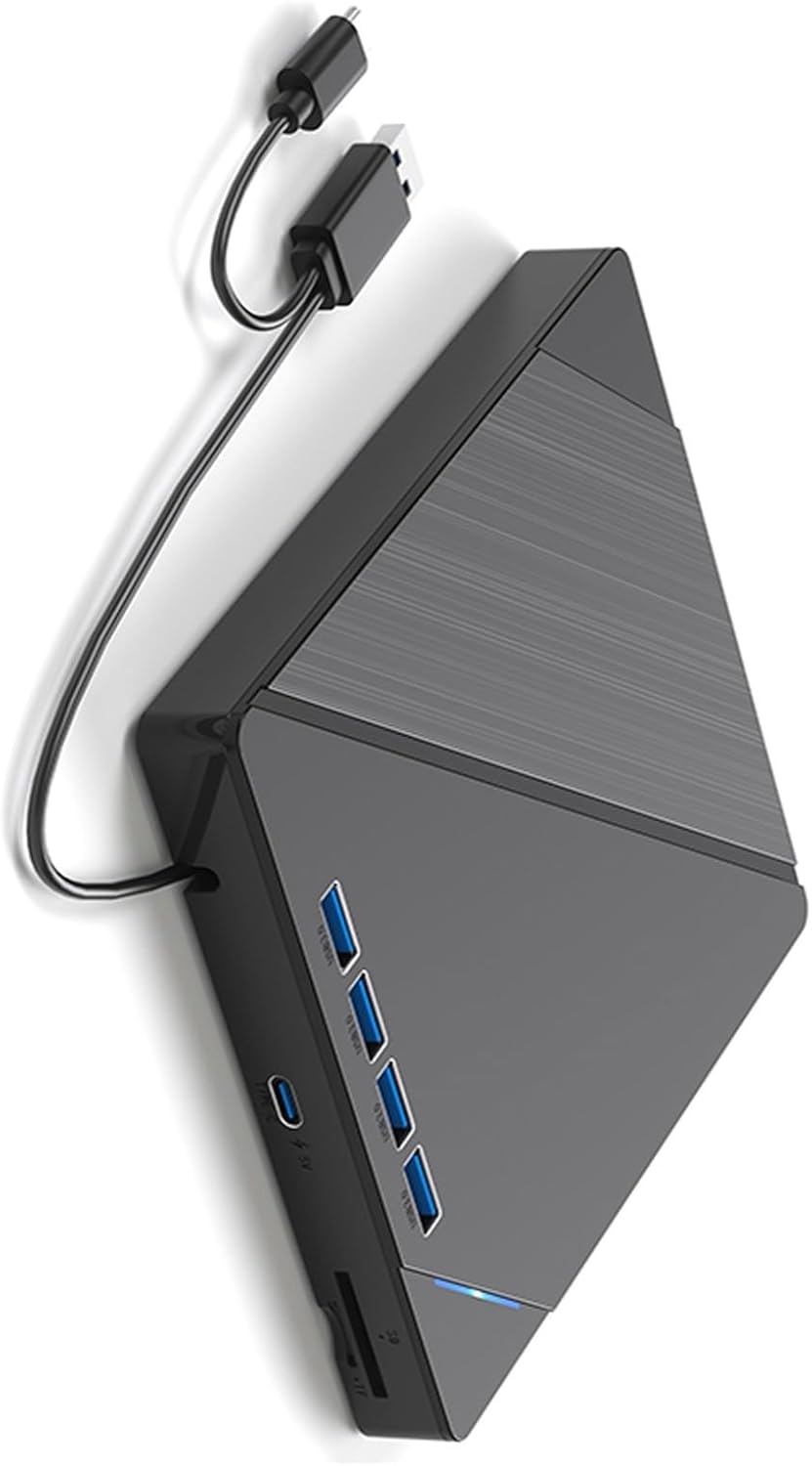 BluRay burner powers an external disc recorder. Compatible with multiple OS Noiseless performance Plug and Play Burner