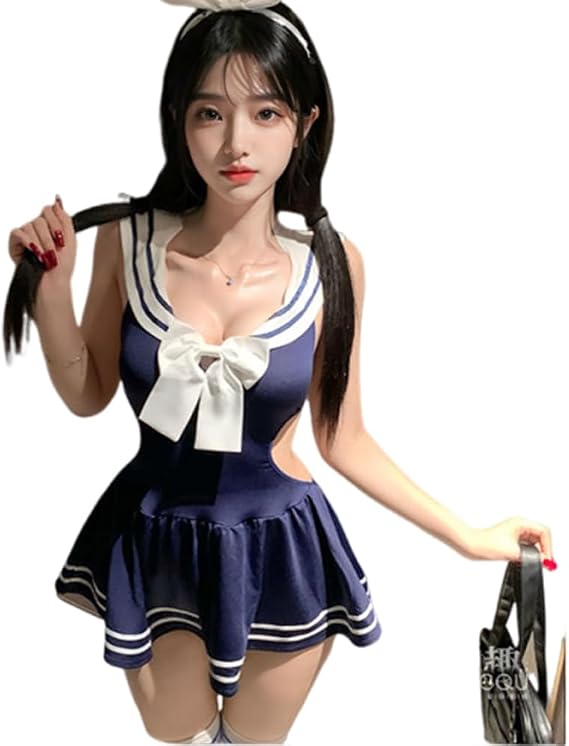 Women's cosplay Japanese style female student underwear anime kawaii cute sailor suit