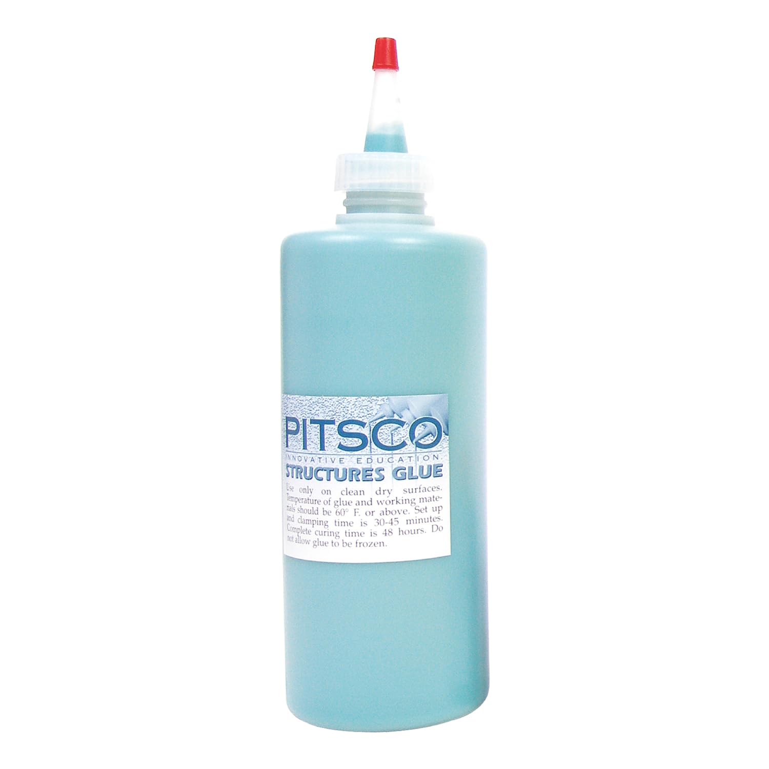 16 oz. Blue Structures Glue, Non-Toxic, Latex-Free Glue, Ideal Glue for Balsa Towers, Bridges, and Airplanes, Modelling Glue, Package Contains one 16 oz. Bottle