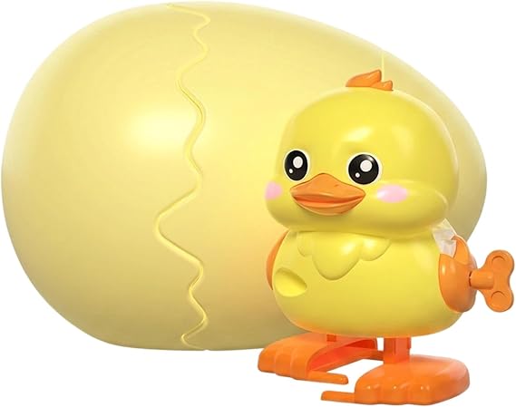 ZISHAN Hatching Eggs, Wind-Up Surprise Duck Egg Toy, Automatic Popping Shell with Walking Animal, Ideal for Easter Hunts and Birthday Party Favours