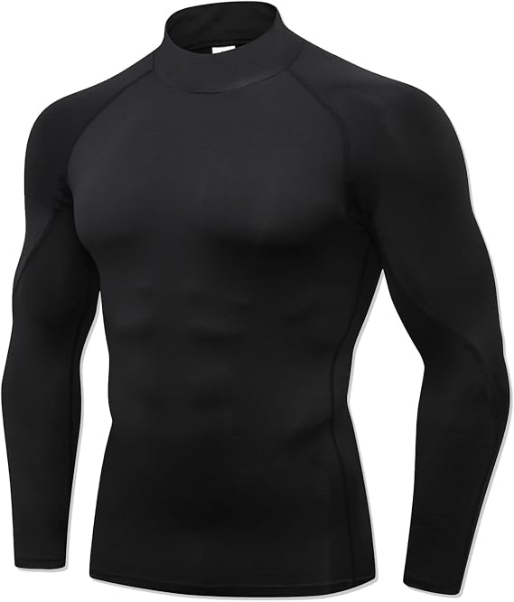 Compression Shirt Men Long Sleeve Quick Dry Workout Base Layer
