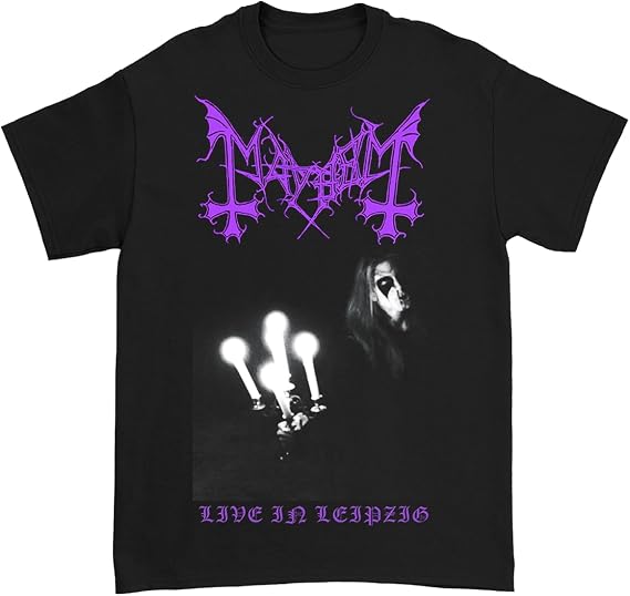 2Bhip Mayhem Deathcrush Norwegian Black Metal Graphic T Shirt | Officially Licensed Mayhem Merch, 100% Cotton Crewneck Tee, Unisex Men Women, Short Sleeve Graphic Tee, Black Metal Fan Gift